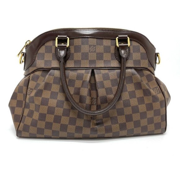 Authentic LOUIS VUITTON N51997 Damier TreviPM 2WAY bag Shoulder Bag DamierCanvas - Picture 1 of 12